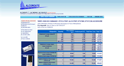 Desktop Screenshot of alcoroute.com